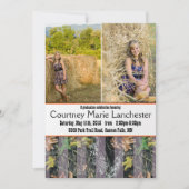 Aankondiging van het Afstuderen Sinaasappel en Cam (Voorkant)