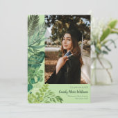 Aankondiging van het Afstuderen Tropische botanisc (Staand voorkant)