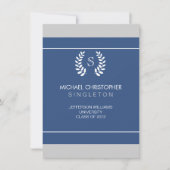 Aankondiging van het Afstuderen University Blue &  (Voorkant)