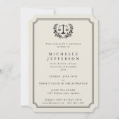 Aankondiging van het Afstuderen van Cream Law Scho (Voorkant)