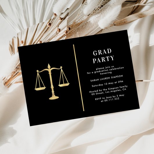 aankondiging van het afstuderen van de advocatuur