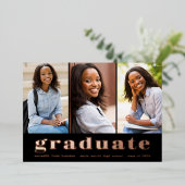 Aankondiging van het Afstuderen van de Folie van d (Staand Voorkant)