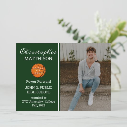 Aankondiging van het Afstuderen van de Foto van Ba (Staand voorkant)