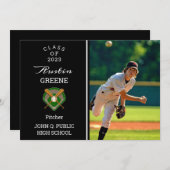 Aankondiging van het Afstuderen van de Foto van Ba (Voorkant / Achterkant)