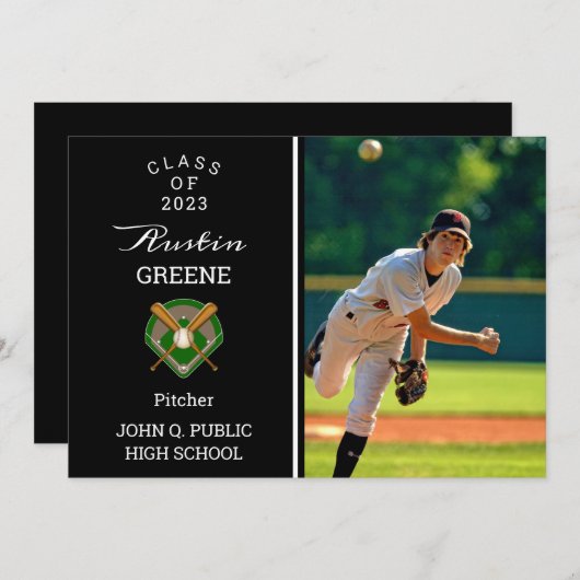 Aankondiging van het Afstuderen van de Foto van Ba (Voorkant / Achterkant)