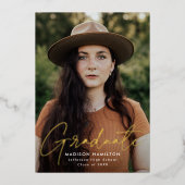 Aankondiging van het Afstuderen van de Foto van he (Voorkant)