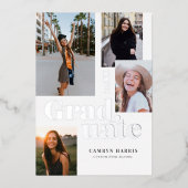 Aankondiging van het Afstuderen van de Foto van he (Voorkant)