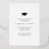 Aankondiging van het Afstuderen van de Foto van he (Achterkant)