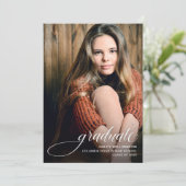 Aankondiging van het Afstuderen van de Foto van he (Staand voorkant)