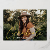 Aankondiging van het Afstuderen van de Foto van he (Voorkant)