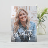 Aankondiging van het Afstuderen van de Foto van he (Staand voorkant)