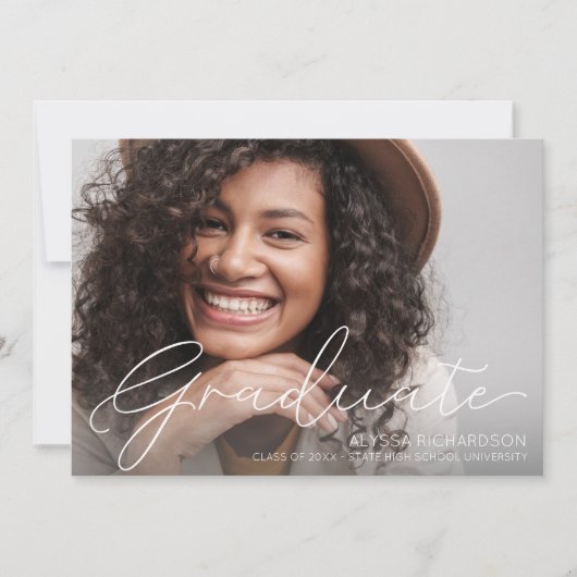 Aankondiging van het Afstuderen van de Foto van Sc (Voorkant)