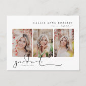 Aankondiging van het Afstuderen van de Foto van Sc Briefkaart (Voorkant)