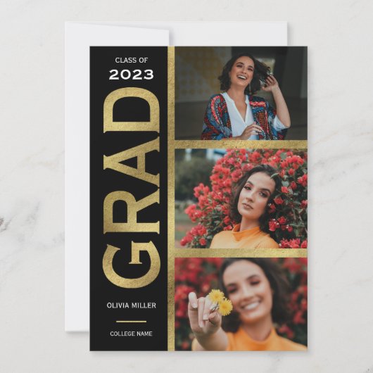 Aankondiging van het Afstuderen van de foto's van  (Voorkant)