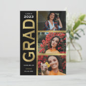 Aankondiging van het Afstuderen van de foto's van  (Staand voorkant)