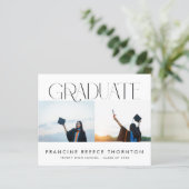 Aankondiging van het Afstuderen van de Goedkope Fo (Staand voorkant)