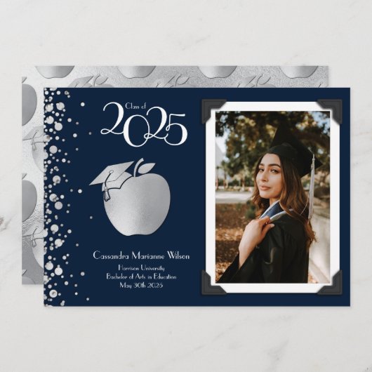 Aankondiging van het Afstuderen van de Leerschool  (Voorkant / Achterkant)