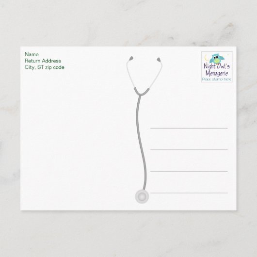 Aankondiging van het Afstuderen van de medische en (Achterkant)