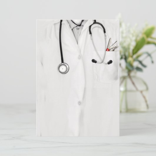 Aankondiging van het Afstuderen van de Medische Sc (Staand voorkant)