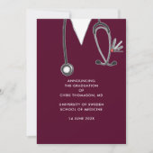 Aankondiging van het Afstuderen van de Medische Sc (Voorkant)