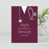 Aankondiging van het Afstuderen van de Medische Sc (Staand voorkant)