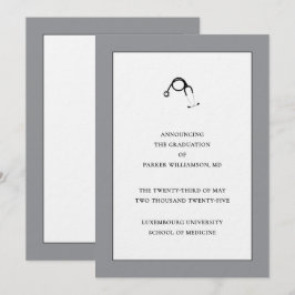 Aankondiging van het Afstuderen van de Medische Sc