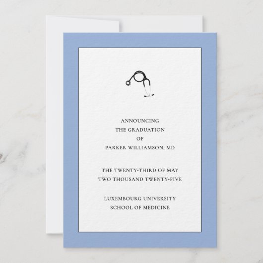 Aankondiging van het Afstuderen van de Medische Sc (Voorkant)