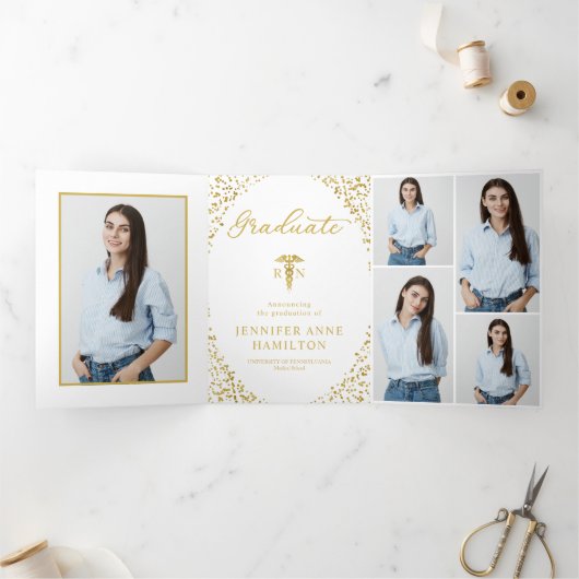 Aankondiging van het Afstuderen van de Medische Ve (Binnen)