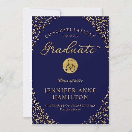 Aankondiging van het Afstuderen van de Medische Ve (Voorkant)