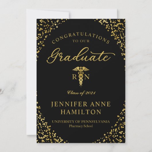 Aankondiging van het Afstuderen van de Medische Ve (Voorkant)