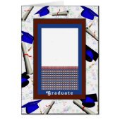 Aankondiging van het Afstuderen van de middelbare  (Voorkant)