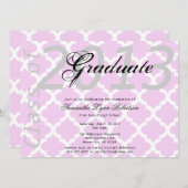 Aankondiging van het Afstuderen van de peulroze El (Voorkant / Achterkant)