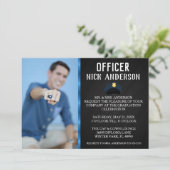 Aankondiging van het Afstuderen van de Politieacad (Staand voorkant)