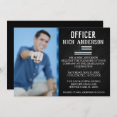 Aankondiging van het Afstuderen van de Politieacad (Voorkant / Achterkant)