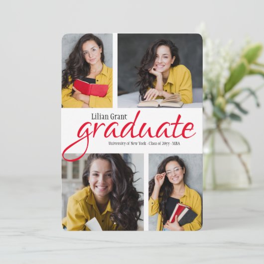 Aankondiging van het Afstuderen van de Rechthoek v (Staand voorkant)