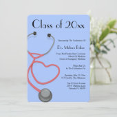 Aankondiging van het Afstuderen van de Stethoscoop (Staand voorkant)