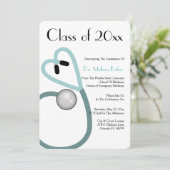 Aankondiging van het Afstuderen van de Stethoscoop (Staand voorkant)