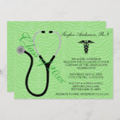 Aankondiging van het Afstuderen van de Stethoscoop (Voorkant / Achterkant)