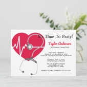 Aankondiging van het Afstuderen van de Stethoscoop (Staand voorkant)