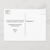 Aankondiging van het Afstuderen van de Universitei (Achterkant)