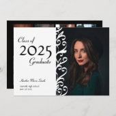 Aankondiging van het Afstuderen van de wijngrensfo (Voorkant / Achterkant)