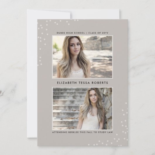 Aankondiging van het Afstuderen van Dotted Earthy (Voorkant)