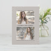 Aankondiging van het Afstuderen van Dotted Earthy (Staand voorkant)