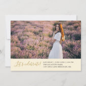 Aankondiging van het Afstuderen van Elegant Beige  (Achterkant)