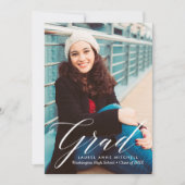 Aankondiging van het Afstuderen van Elegant Floral (Voorkant)