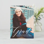 Aankondiging van het Afstuderen van Elegant Floral (Staand voorkant)