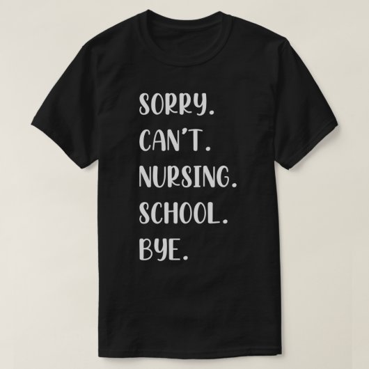 Aankondiging van het Afstuderen van Funny Nursing T-shirt (Design voorkant)