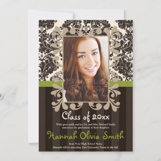 Aankondiging van het Afstuderen van het Lijst van (Voorkant)