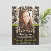 Aankondiging van het Afstuderen van het Lijst van (Staand voorkant)