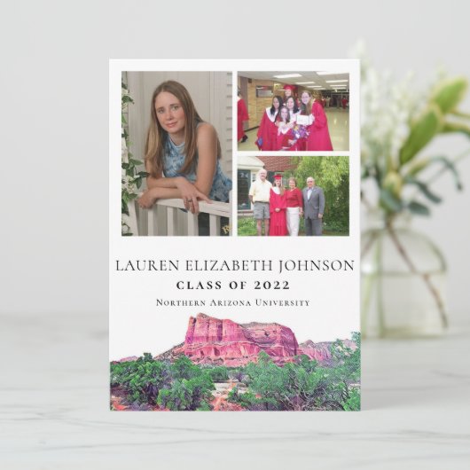 Aankondiging van het Afstuderen van het noordelijk (Staand voorkant)